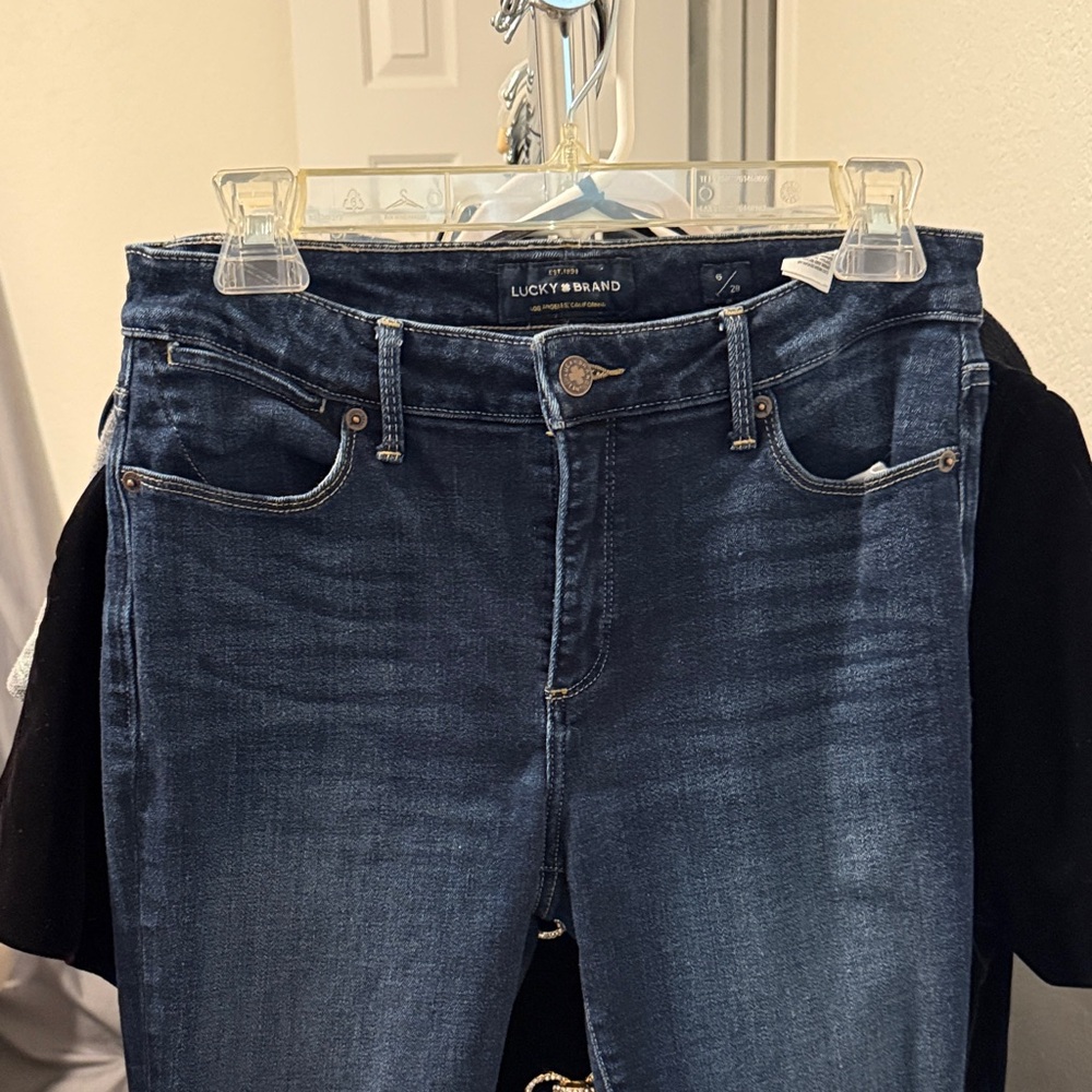 Lucky Brand Women's Dark Blue Skinny Jeans